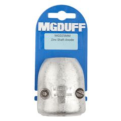 MG Duff MGD25MM Zinc Streamline Anode For 25mm Dia Shaft